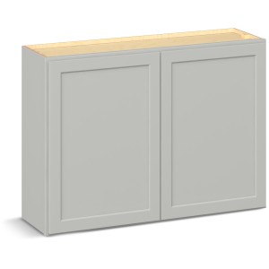 RELIABILT Parkstone II Wall Cabinet, Light Gray, 42" W, 2 Doors, Fully Assembled - 641303 | Lowe's Pro Supply
